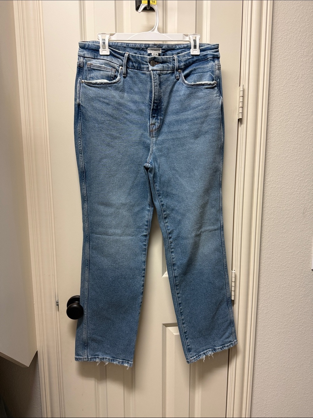 Good American size 14 straight leg jeans